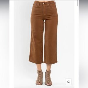 Judy Blue Cropped Wide Leg Pants
